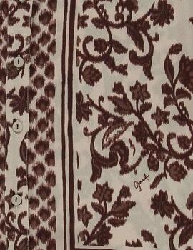 Gaudi Camisa en crepe estampado