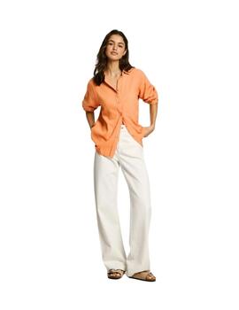 Pepe Jeans Camisa Chipper Washed Orange
