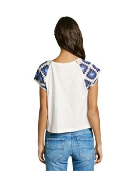 Pepe Jeans Camiseta Verenice Mousse White