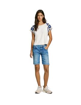 Pepe Jeans Camiseta Verenice Mousse White