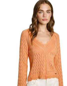 Pepe Jeans Punto Olya Sweater Washed Orange