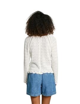 Pepe Jeans Punto Olya Sweater Mousse White