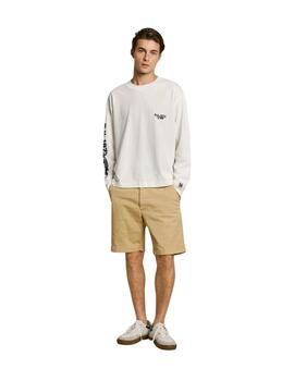 Pepe Jeans  Regular Chino Short Khaki Beige