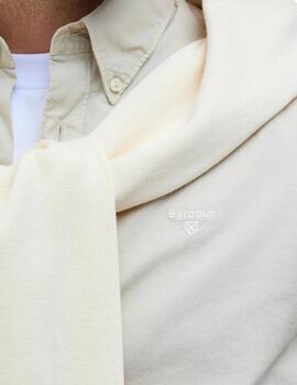 Barbour Garment Dyed Poplin Tailored Fit S Oatmeal