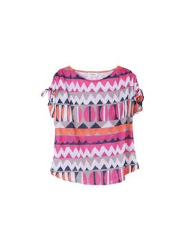 Hongo Blusa estampado geométrico