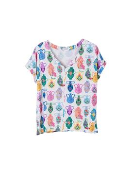 Hongo Camiseta Estampado jarrones
