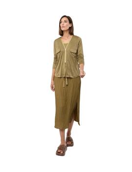 Mercedes De Miguel Camisa Chaqueta Elda Camel