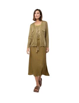 Mercedes De Miguel Camisa Chaqueta Elda Camel