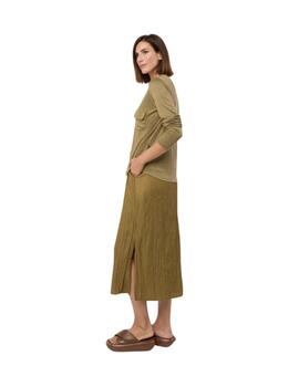 Mercedes De Miguel Camisa Chaqueta Elda Camel