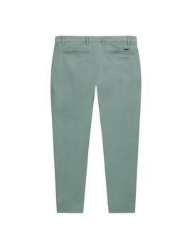 Gas Pantalones Trousers Sadeck Rev Silver Blue