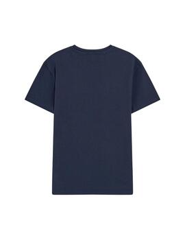 Gas Camiseta Scuba Gas Square Navy Blu