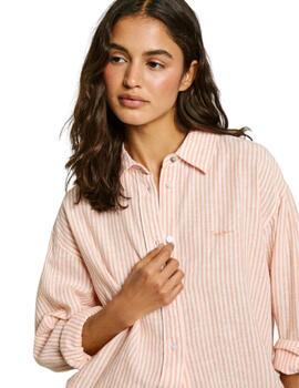 Pepe Jeans Camisa Dream Washed Orange