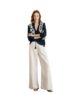 Pepe Jeans Chaleco Crochet Olivia Mousse White