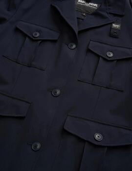Blauer Blouson Cary Blu