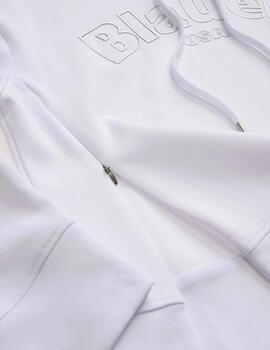 Blauer Sweatshirt Fayette Bianco Ottico