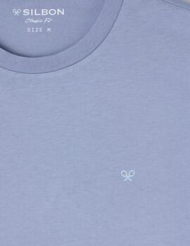 Silbon Camiseta Iconos Holiday Azul