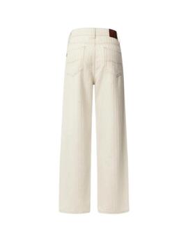 Pepe Jeans Pantalones Straight Jeans Uhw Stripe De