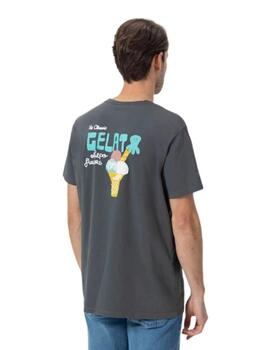 El Pulpo Camiseta Estampado Gelato Antracita