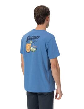 El Pulpo Camiseta Estampado Squeeze Índigo