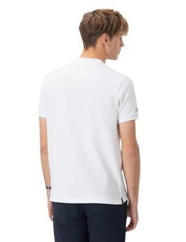El Pulpo Polo Lavado Bordados A Contraste Blanco