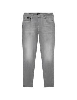 Gas Pantalones 5 Pockets Sax Zip Plus Basic Grey