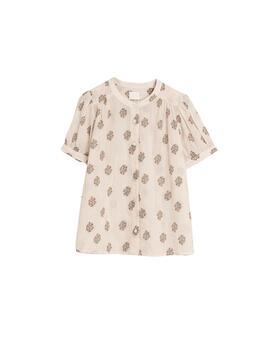 Indi & Cold Camisa Voile de algodón Piedra