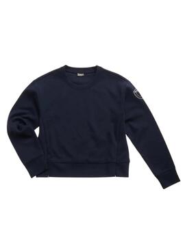 Blauer Sweatshirt Acadia Blu