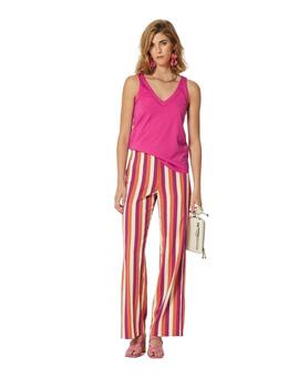 Oky Pantalón Valtor Viscosa Rayas  Multicolor
