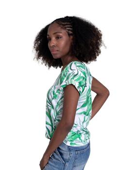 Pisonero Camiseta Palm Blanco