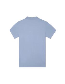 Silbon Polo Clásico Liso Azul Indigo