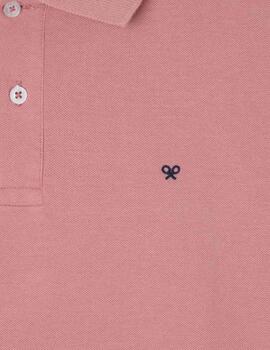 Silbon Polo Clásico Liso Coral Medio