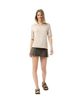 Leo & Ugo Top Beige/Gold