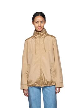 Geox W Dandra Mid Jkt - Soft Shiny Warm Sand