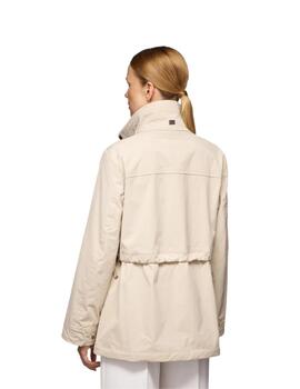 Geox W Claudin Jkt - Emerized Poly Brown Rice
