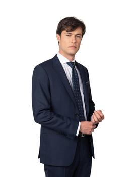 Etiem Traje Slim Fit Azul marino para hombre