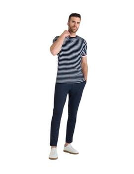 Le Temps Des Cerises Camiseta Rayas Azul marino