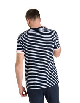 Le Temps Des Cerises Camiseta Rayas Azul marino