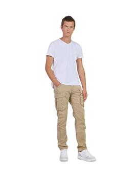 Le Temps Des Cerises Pantalones cargo Beige