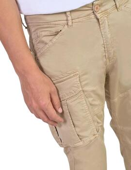 Le Temps Des Cerises Pantalones cargo Beige