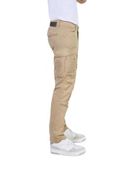 Le Temps Des Cerises Pantalones cargo Beige