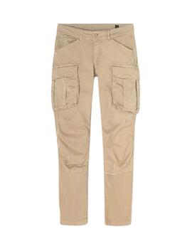 Le Temps Des Cerises Pantalones cargo Beige