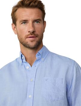 Hackett Shirt Spa Blue