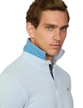 Hackett S/S Polo Ice Blue