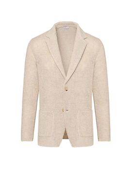 Manuel Ritz Americana de punto Beige