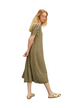 Guitare Vestido Midi Verde y lima