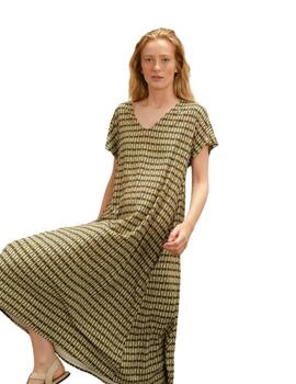 Guitare Vestido Midi Verde y lima