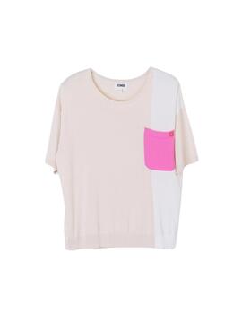 Hongo Jersey Arena con bolsillo rosa