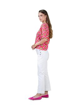 Hongo Jersey Geométrico rosa