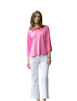 Hongo Jersey Rosa con contraste