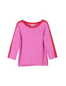 Hongo Jersey Rosa con contraste